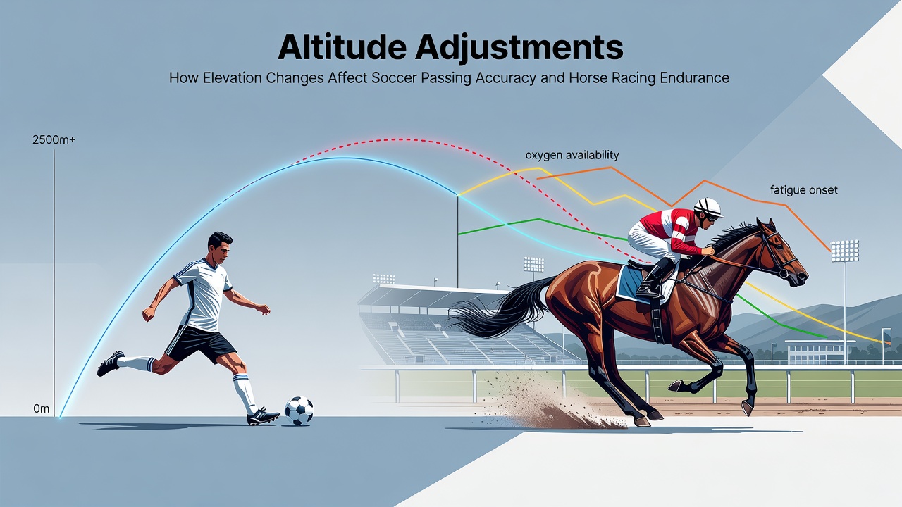 Thoroughbreds racing on a high-altitude track with distant peaks visible