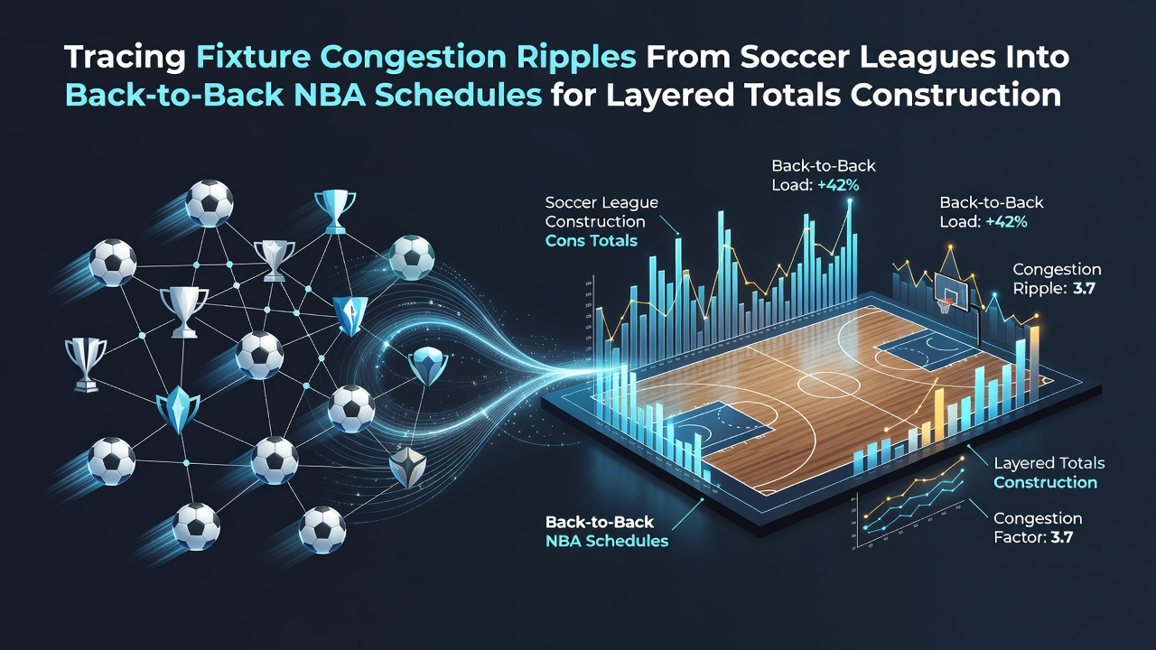 Soccer league schedule board next to NBA arena floor showing overlapping dates